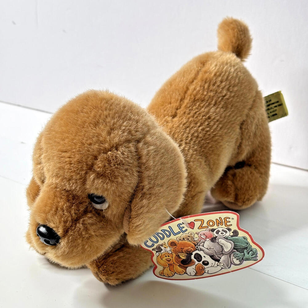 VTG 2005 Target Cuddle Zone Golden Retriever Dog Plush Realistic Puppy w Tag‎